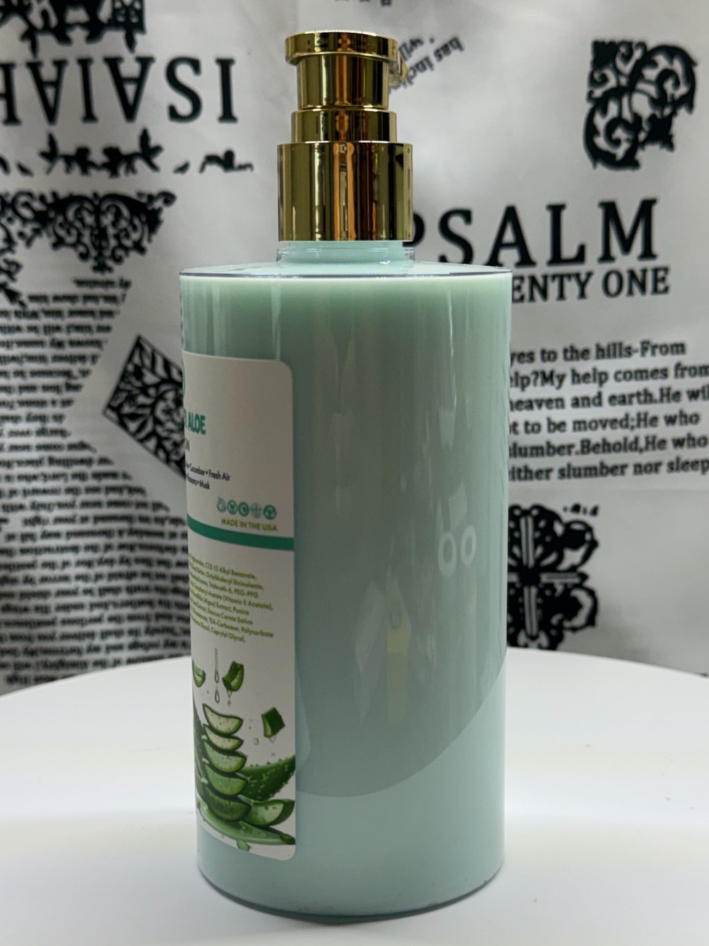 Aminnah Cucumber Aloe Lotion – Soothing Hydration - Picture 3 of 4